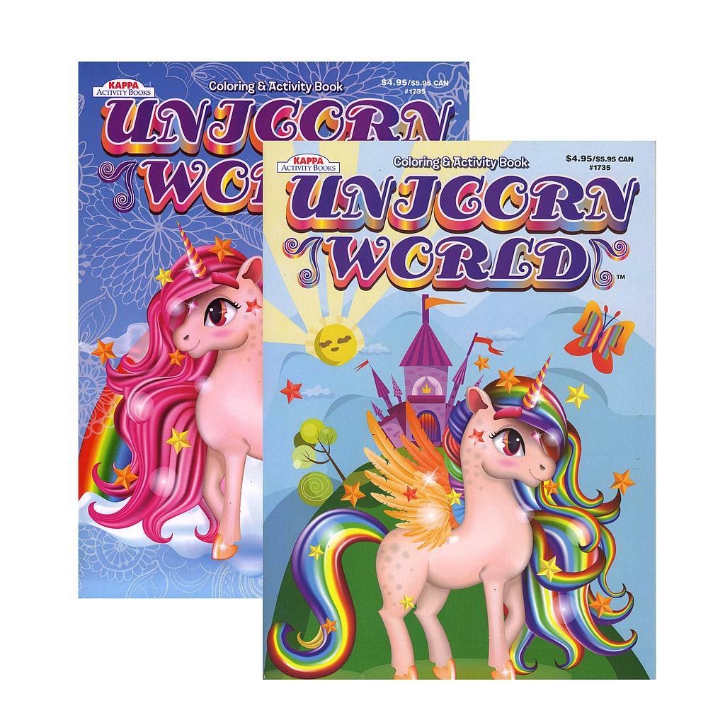 Kappa Unicorn world coloring & activity book