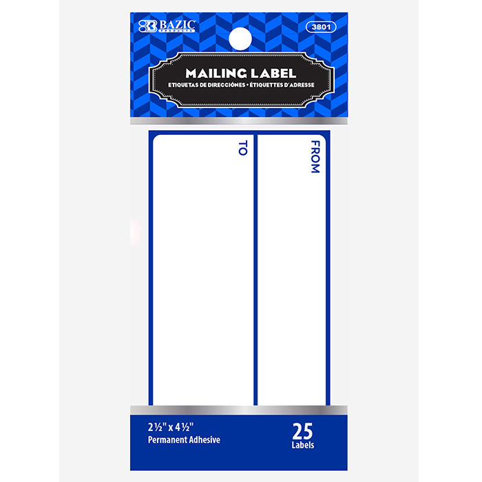 Mailing Label 2" x 4" (25/pack)