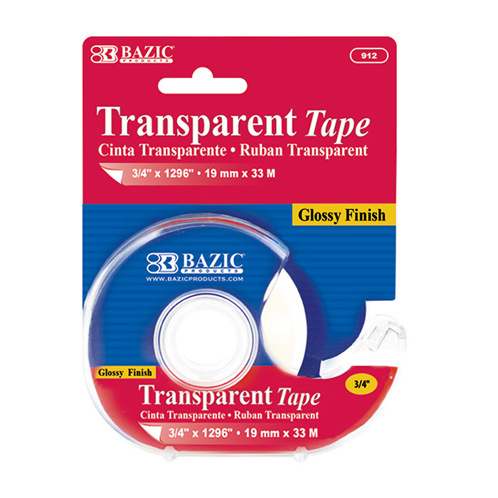 Transparent Tape w Dispenser