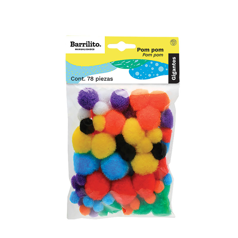 Pom Pom colores (78/pc)