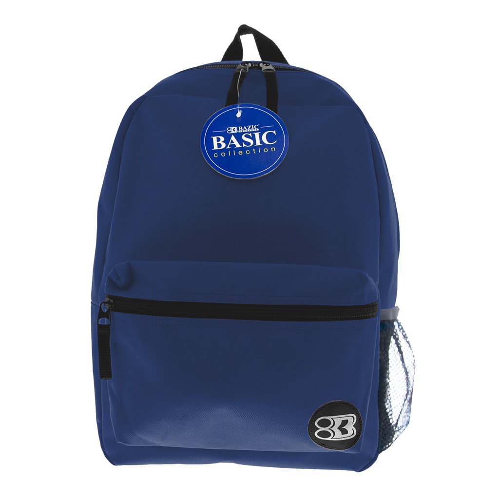 Navy Blue Basic Backpack