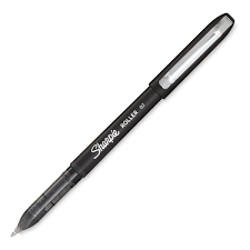 Sharpie Pen Stylo Roller 0.7mm Black 4/pack