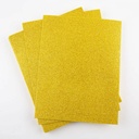 [BARR-FCG004] Foamy carta diamantina Amarillo 10/pc