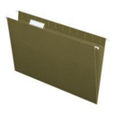 Hanging Folders, 1/5 Tab, Letter, Std. Green, 25/Box