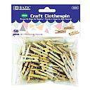 [6808] Mini Natural Clothes Pin (50/Pack)