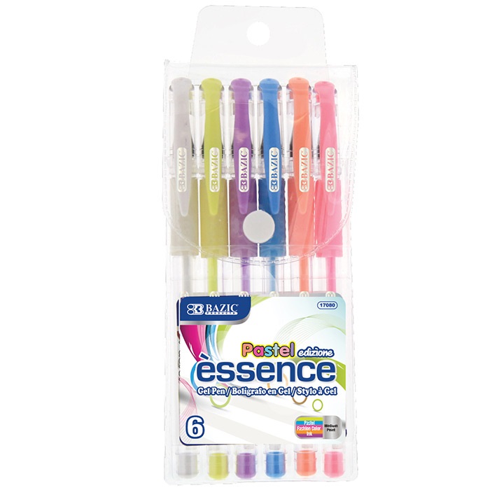 Pastel Color Essence Gel Pen w/ Cushion Grip