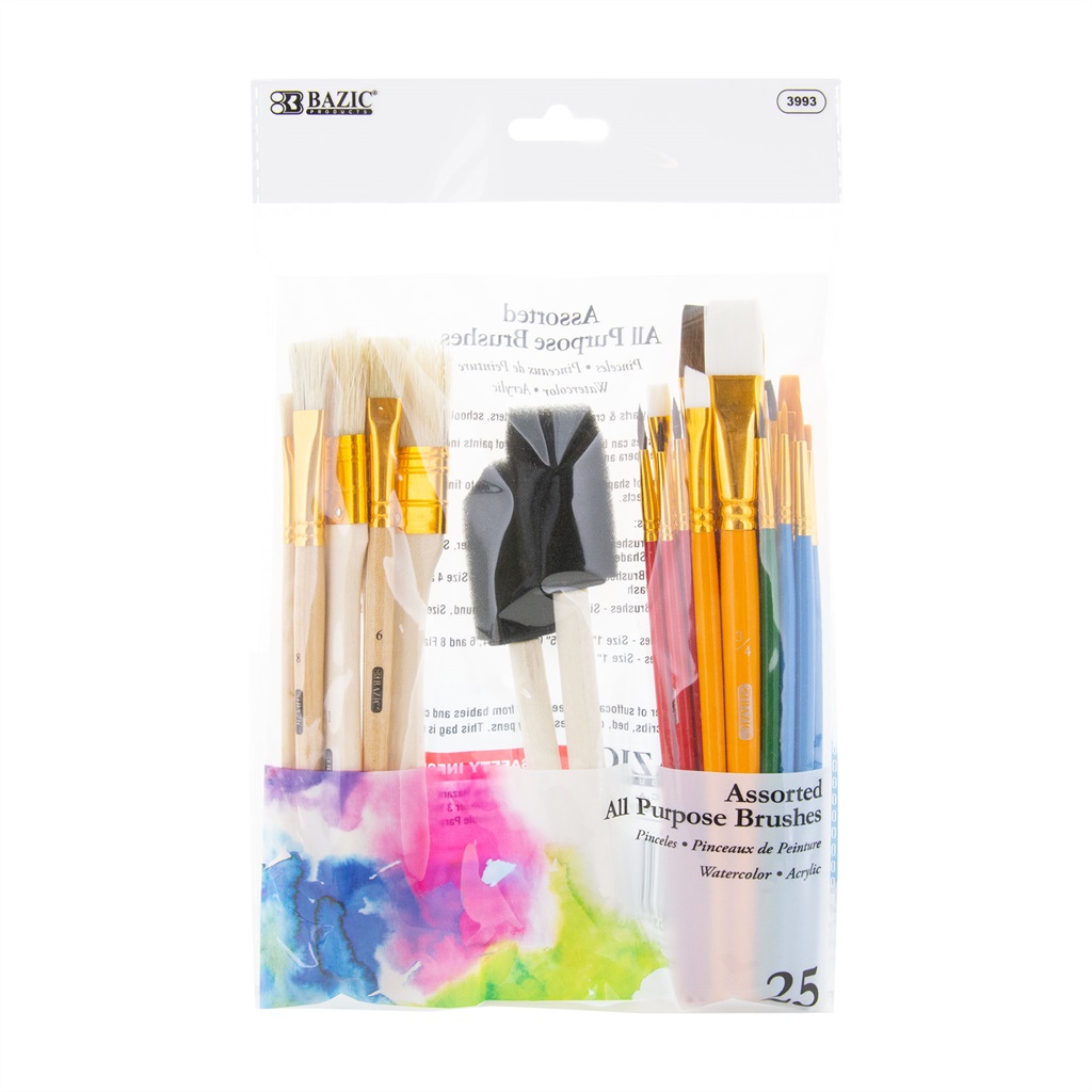 25-pieces Paint Brush Set