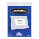 [3816] 8.5" X 5.5" Shipping Labels (20/Pack)