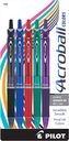 [PIL31820] Acroball colors 77% recycled content, 5 pack, assorted ink, medium point 1.0mm