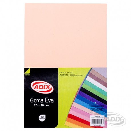 Foamy 20x30 10u Color Piel