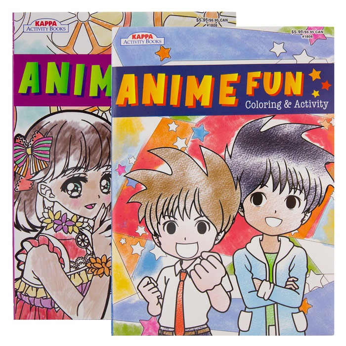 KAPPA Anime Fun Coloring & Activity Book