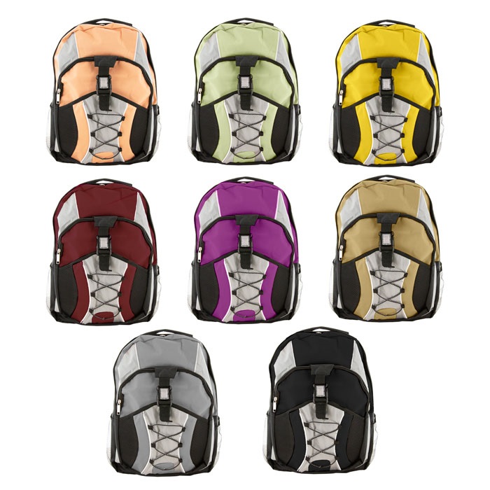 18" x 13" x 6" BACKPACK (8 Colors Assorted)