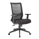 [B6566-BK] Horizontal Mesh Back Task Chair, Synchro-Tilt Mechanism