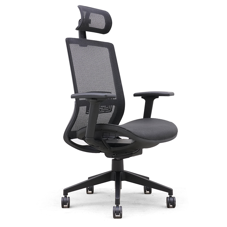 Mesh Chair, “The Breeze” w/ Headrest and Seat Slider