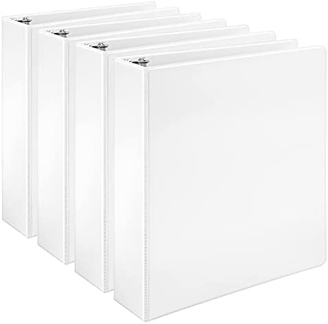 2" View Binders White