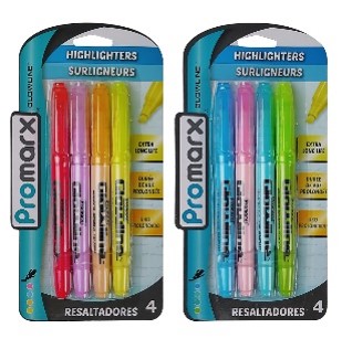 Promarx Highlighter Pastel Asst 2ct