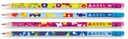 [2031151001990] ADEL Kids Pencil, w Eraser, 4 Colors, HB, 72 Pcs Glass