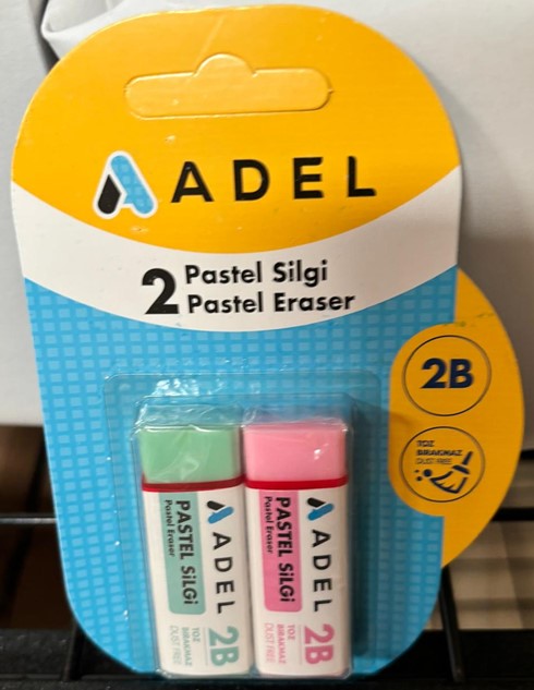 Adel Bls Pastel Eraser (20) 2 Pcs