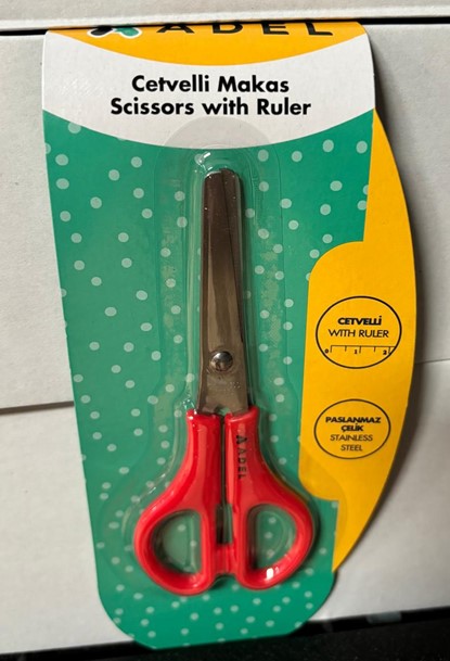 ADEL Bls Scissors with Ruler