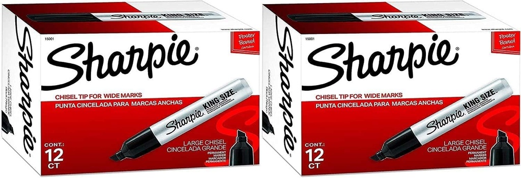 Sharpie King Size Black/ 12 pack