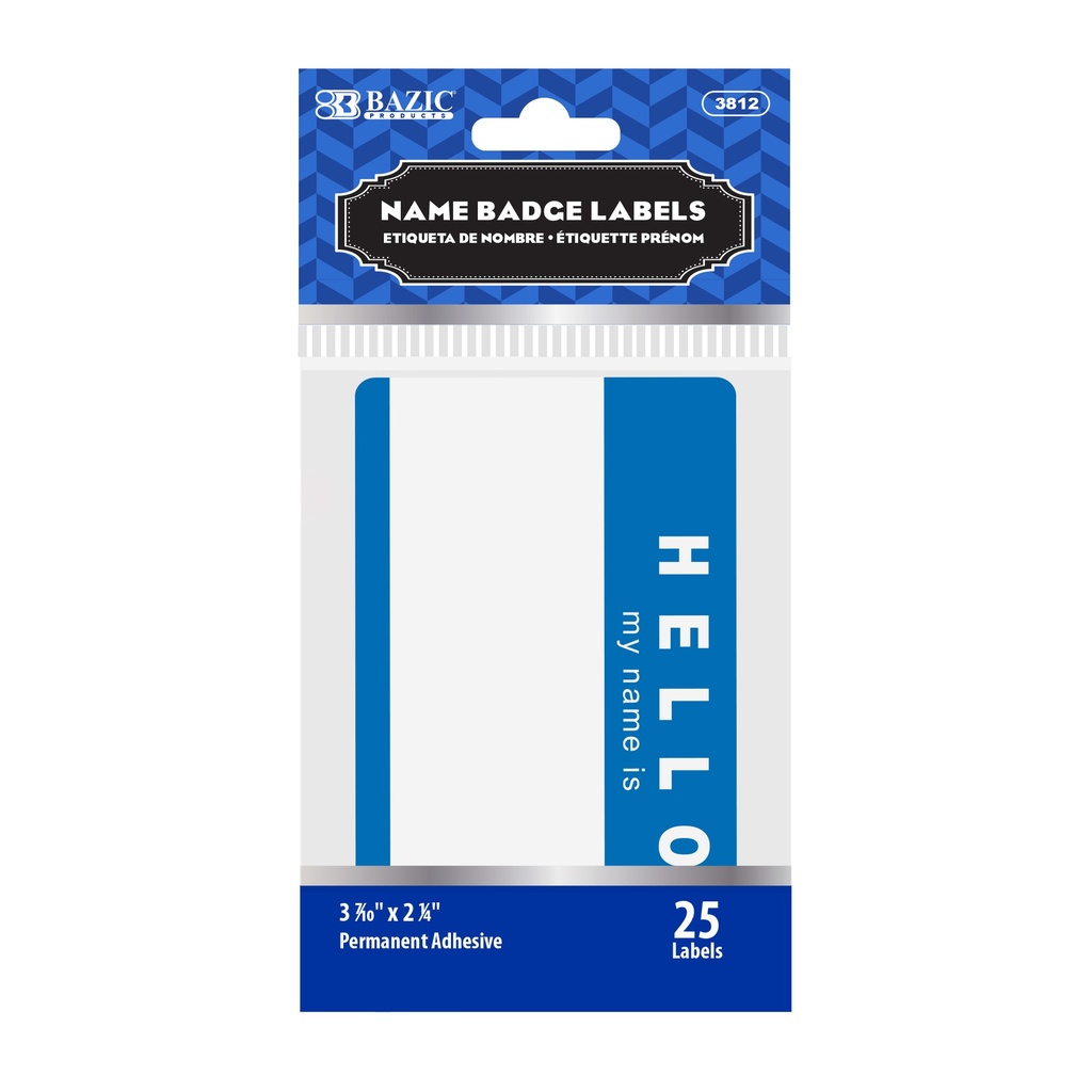 "HELLO my name is" Name Badge Label (25/Pack)