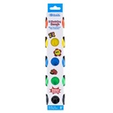[B-3300] 1 oz Primary Color Modeling Dough (5/Pack)