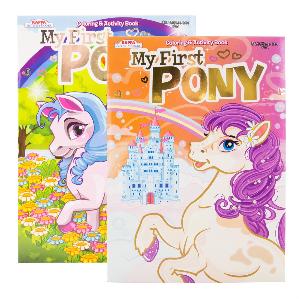 MY FIRST PONY FOIL & EMBOSSED Coloring & Activity Book