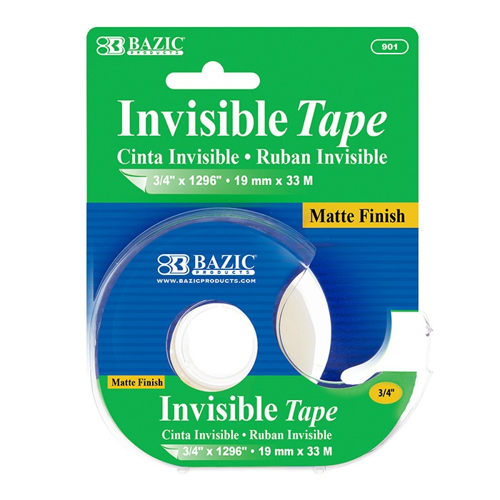 3/4" x 1296" Invisible Tape w/ Dispenser