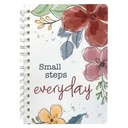 [JN1E-ARB100-24] 6” x 8.5” Hardbound Journal, “SMALL STEPS” Design 100ct Spiral Bound