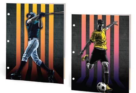 Game On Portfolios, 2 Assorted Designs