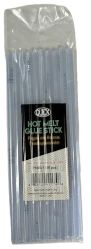 Glue Gun Sticks-Clear Thin & Long 10Pk