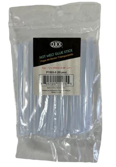 Glue Gun Sticks-Clear Thick & Shorts (8 pcs)