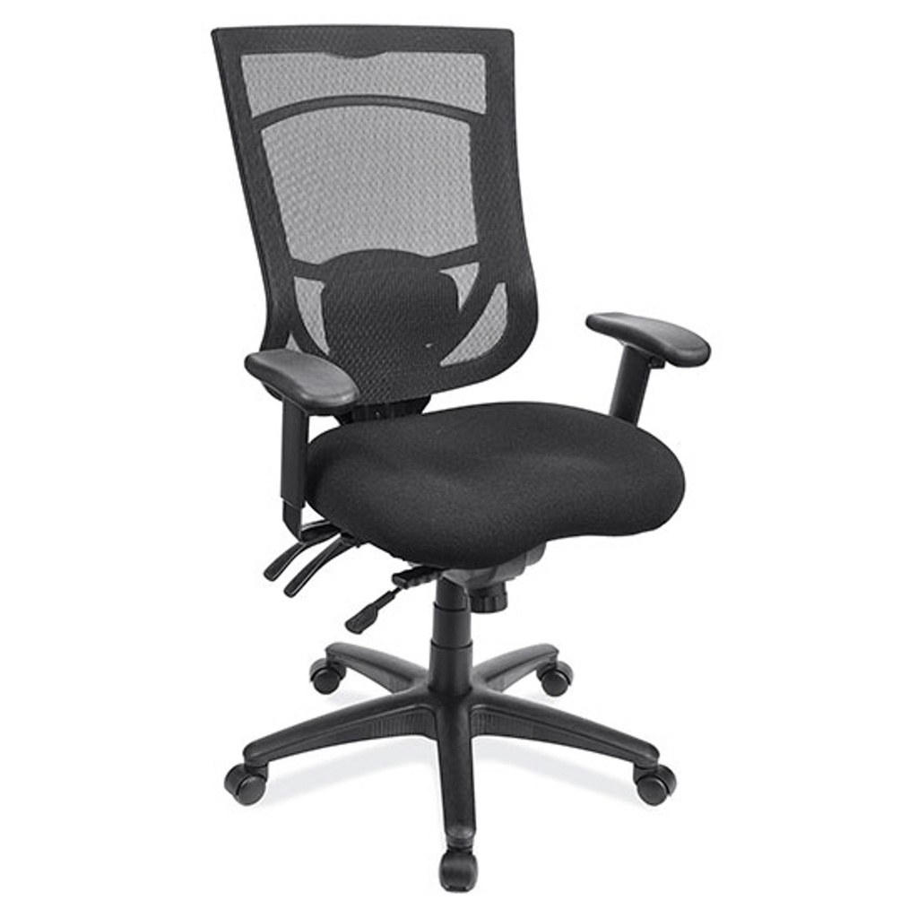 Exec High Back Swivel Black, Cool Mesh Fabric Chair