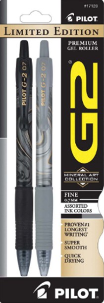 G2 2 pack fine point, Limited Edition, Mineral Art