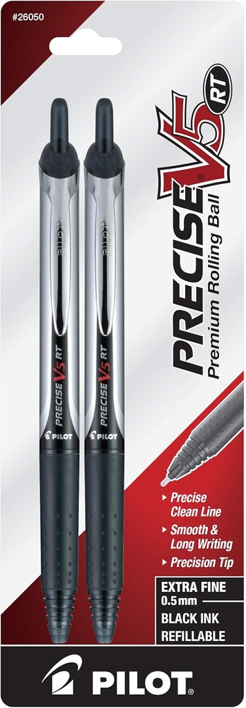 Precise V5 2 PACK • EXTRA FINE POINT BLK