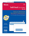 [8219] #10 Self-Seal Security Single Window Envelopes (500/Box)