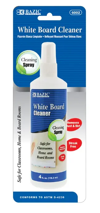 4 oz White Board Cleaner, blister.