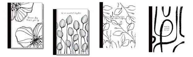 Sewn Comp. Book CHOOSE Flex cover 200 pg.