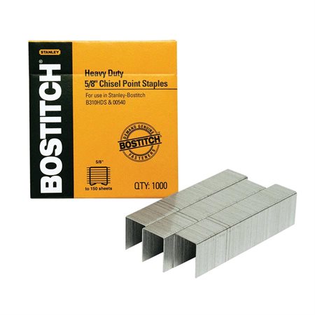 Heavy duty staples 5/8, 1000/Bx