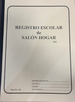 Registro Escolar de Salón Hogar, 019 (742732102064)