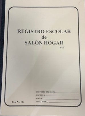 [126] Registro Escolar de Salón Hogar, 019 (742732102064)