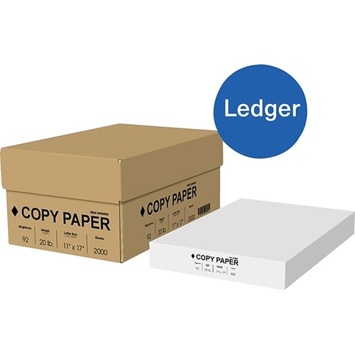 [020A03FB] 20 Lbs. 11" x 17" Foto Bond, Brightness, 500 sheets, REAM
