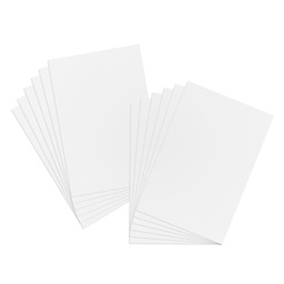 [79870] White Poster Board, 22" x 28", 4ply, Coated on 1 Side, 100/Bx