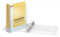 [CRD-90081] Round Ring Binder, 2", W/Packaging, White, Each