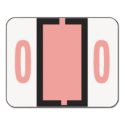 [ESS-18000] End Tab Labels, Number 0, 500/Roll