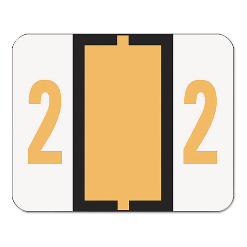 [ESS-18002] End Tab Labels, Number 2, 500/Roll