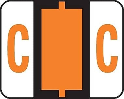 [ESS-18603] End Tab Labels, Letter C, 500/Roll