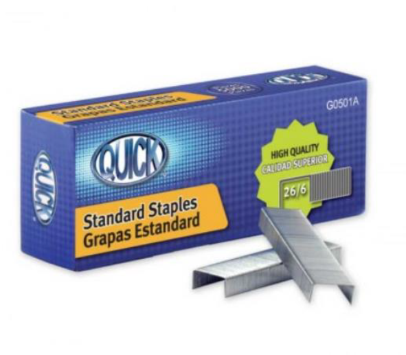 [G0501A] Standard Staples, 5000/Box