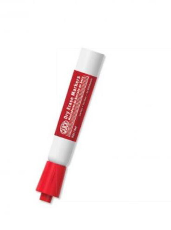 [M0106] Erase Whiteboard Marker, Red, Dozen