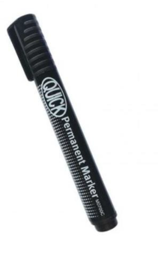 [M0700C] Permanent Marker Black, Dozen